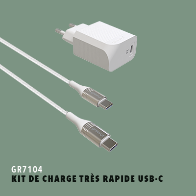 Green_e associe performance et consommation durable avec son nouveau kit de chargement ultra rapide en plastique recyclé