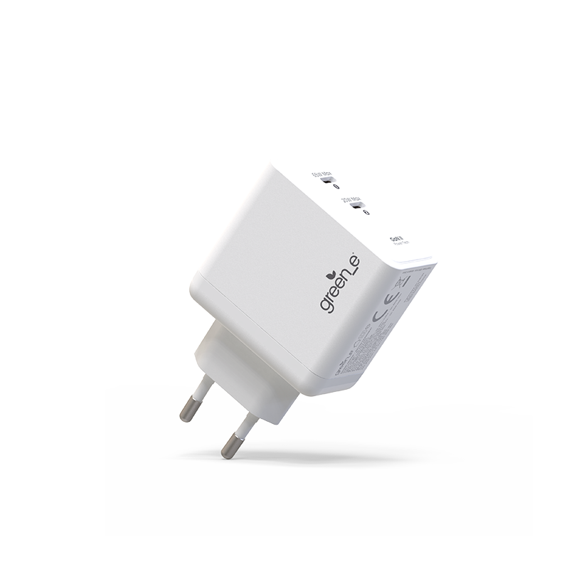 Chargeur maison écoconçu 2 USB-C 65W + 20W Universel (GaN)